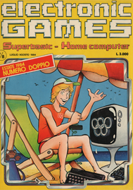 annuncio Atari 800XL rivista Electronic Games luglio/agosto 1984