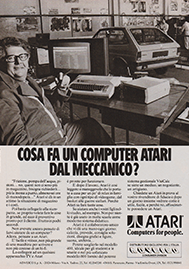 inserzione Atari 400 1982