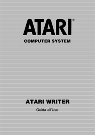 AtariWriter Guida all'usor