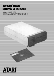 Atari 1050 unità a dischi Manuale per sistema operativo DOS II