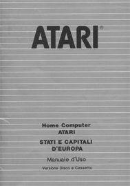 Atari Stati e capitali d'Europa Manuale d'uso