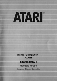 Atari Statistica I Manuale d'uso