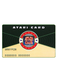 Atari Club Card