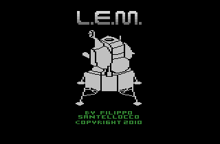 L.E.M., Atari VCS, 2010
